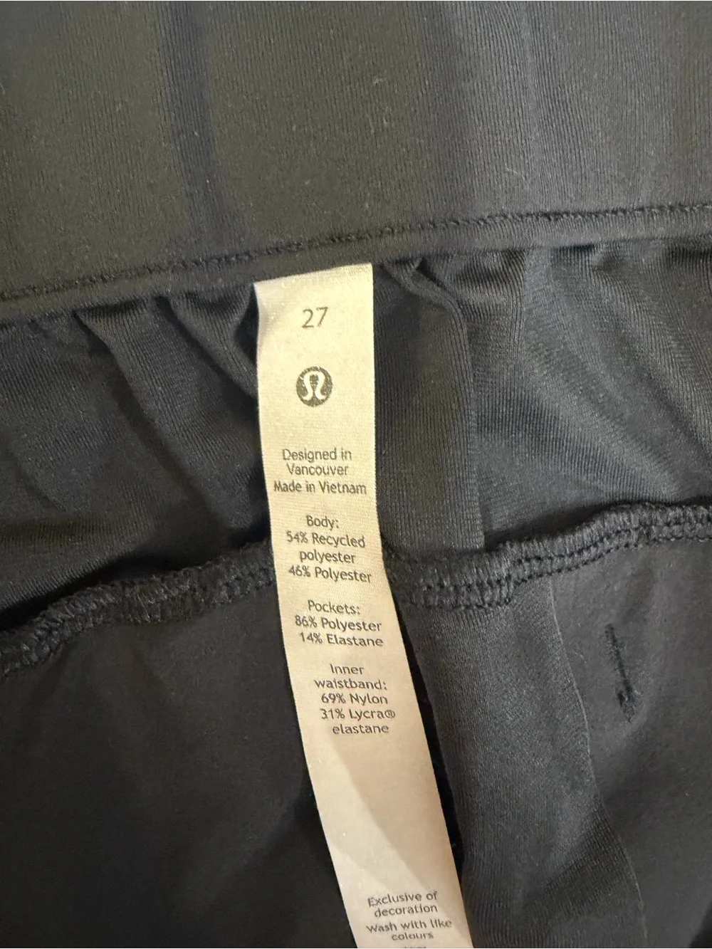 Lululemon Women’s  Black Jogger-Style Dress Pants